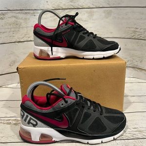 Nike Womens Max Run Lite 4 Running Shoes Black 554894-002 Lace Up Low